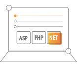 支持ASP、PHP、.Net等多種語言開發(fā)